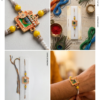 Om Ganesha Fancy Beaded Rakhi