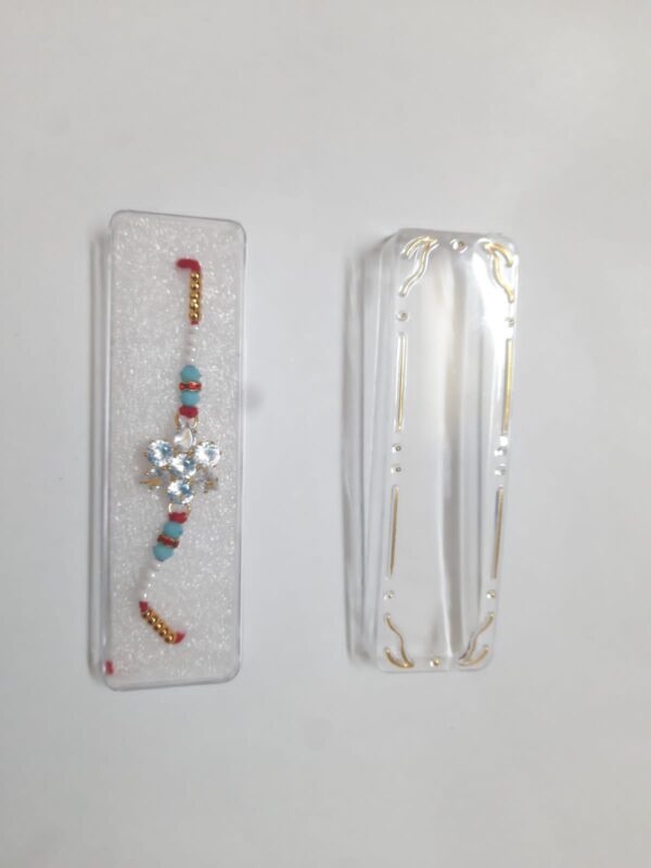 Om Ganesha Fancy Beaded Rakhi