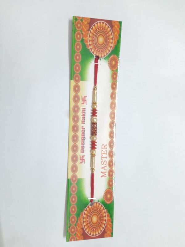 The Krishna Peacock Feather Handmade Rakhi 13